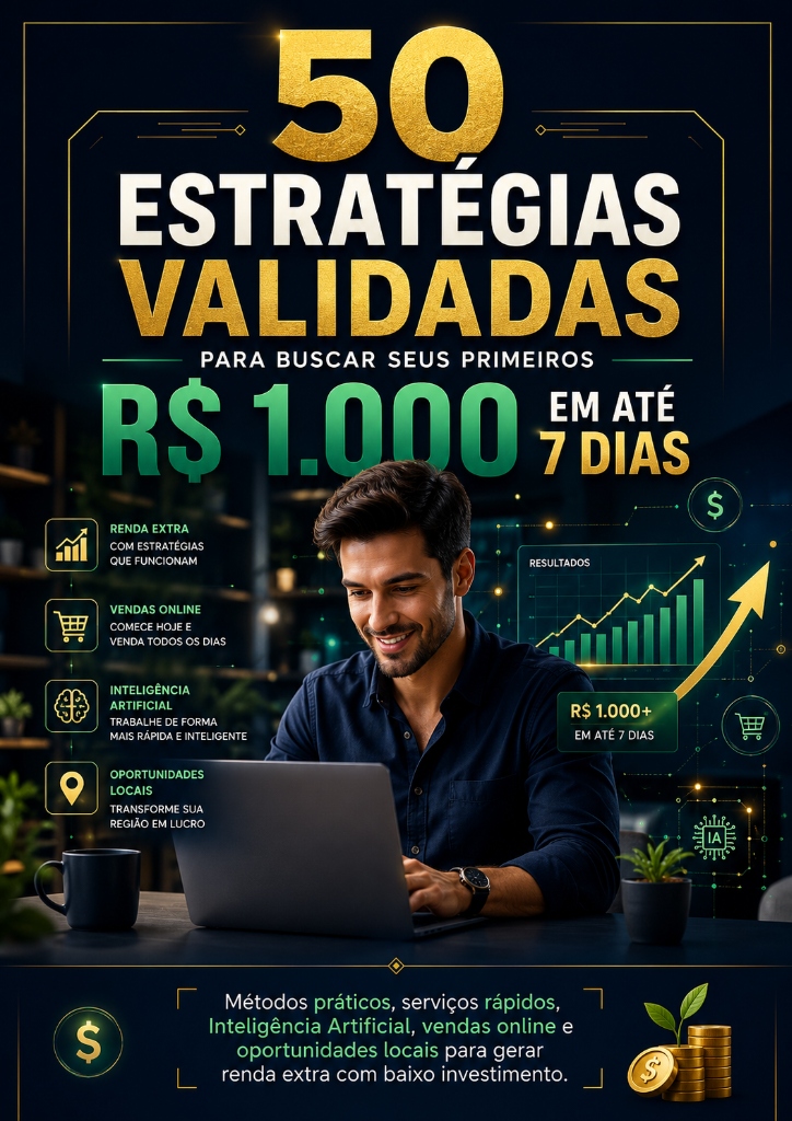 Capa Oficial do E-book 50 Estratégias Validadas
